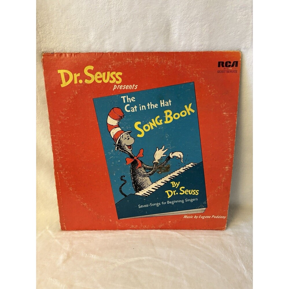 Vintage DR. SUESS Presents The Cat In The Hat Song Book Vinyl LP Record Album